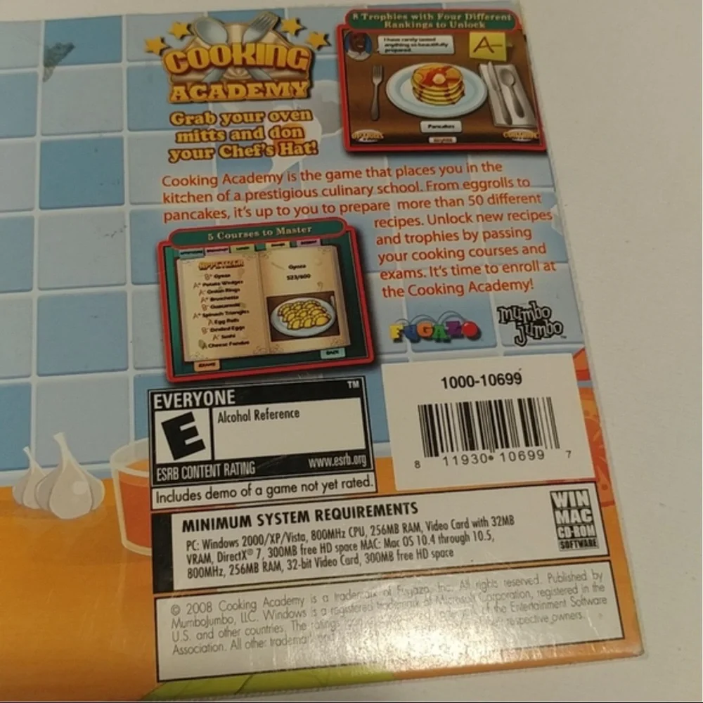 4/$15 🌻 Set of 2 PC Cooking Games